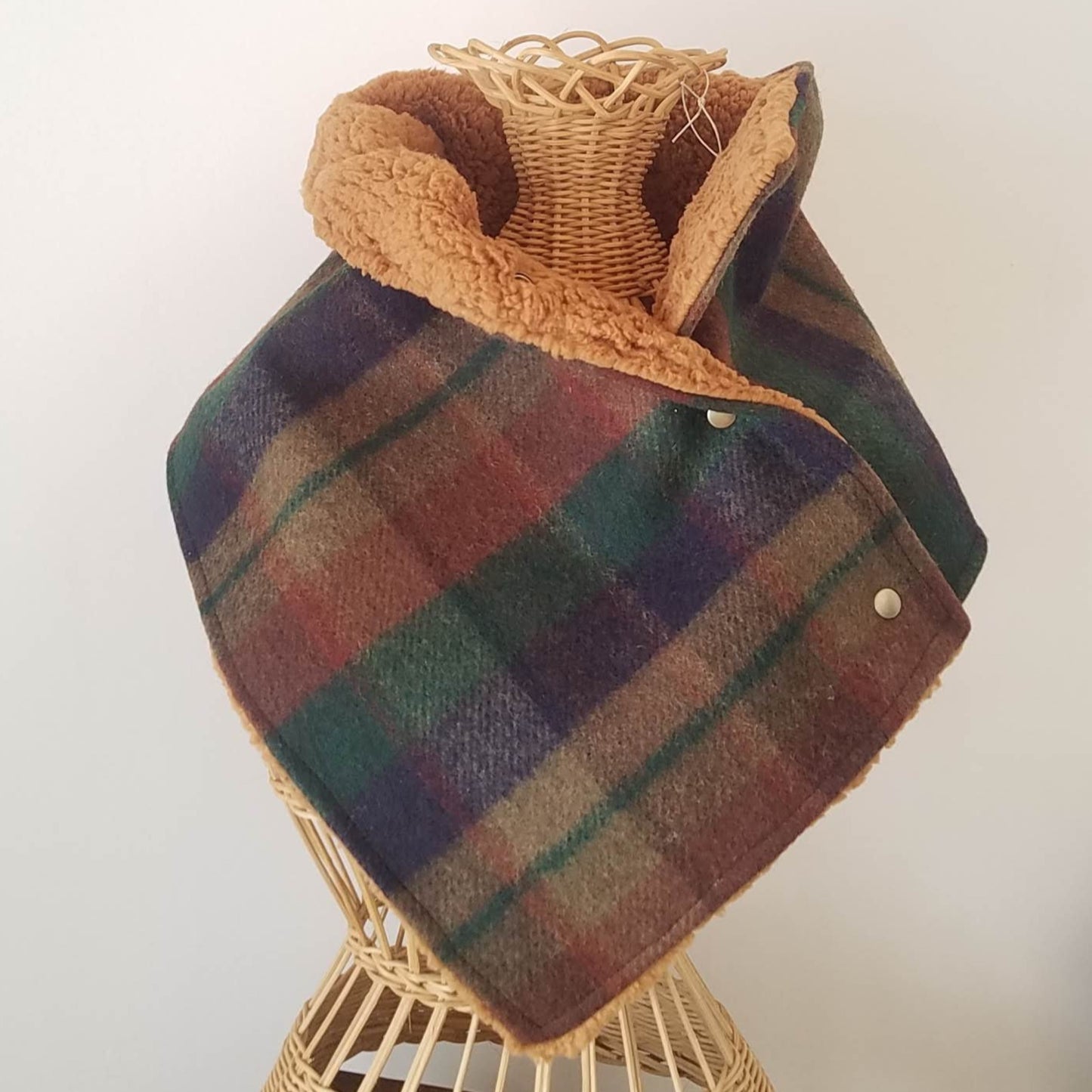 Snap Cowl-Northwoods Plaid