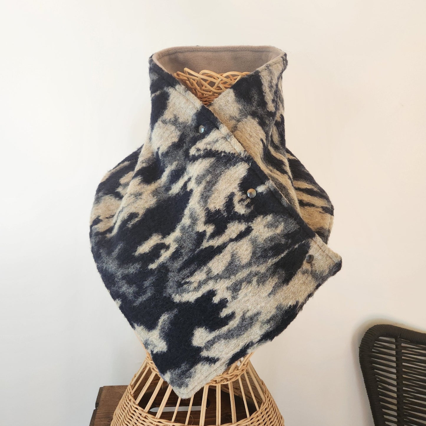 Snap Cowl-Navy Camo