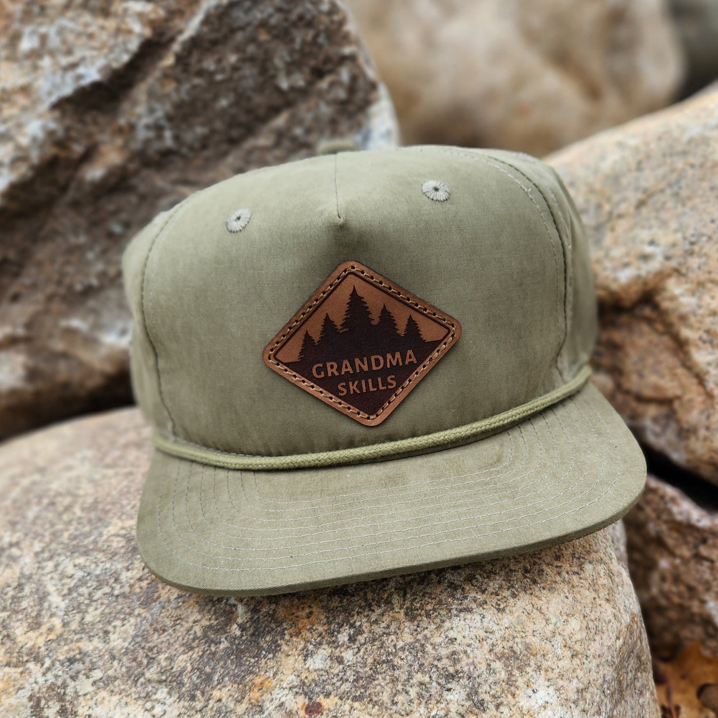 Snapback Hats - Olive