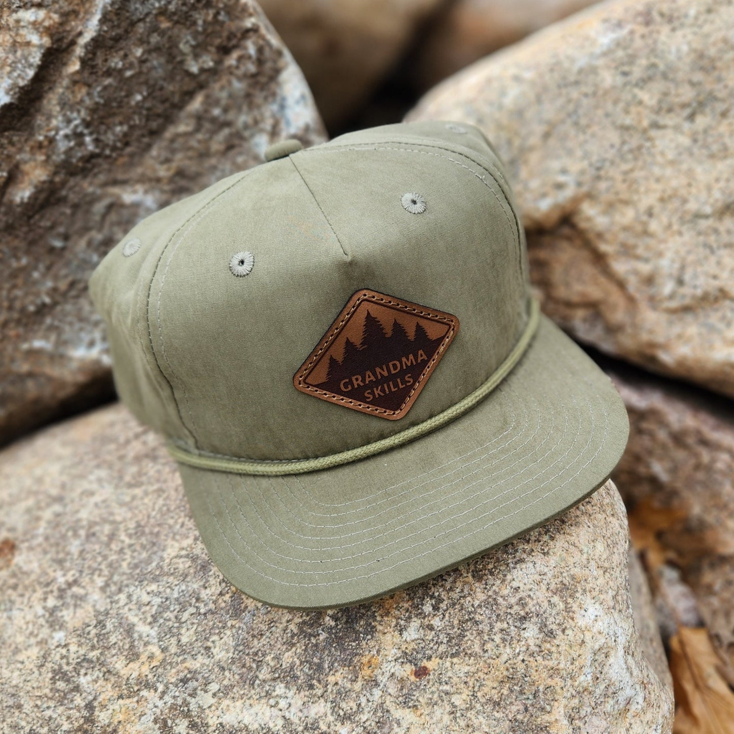 Snapback Hats - Olive