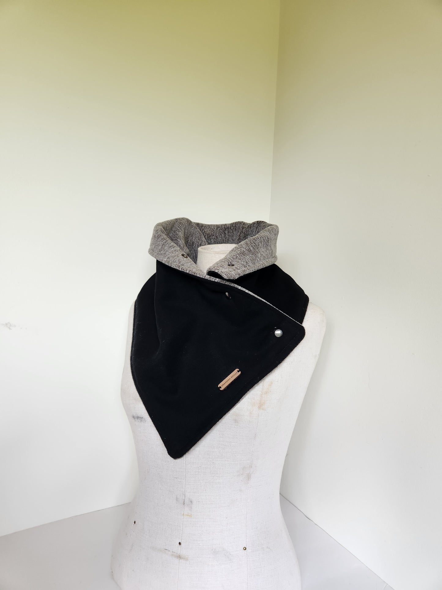 Adventure Fit Snap Cowl - Black