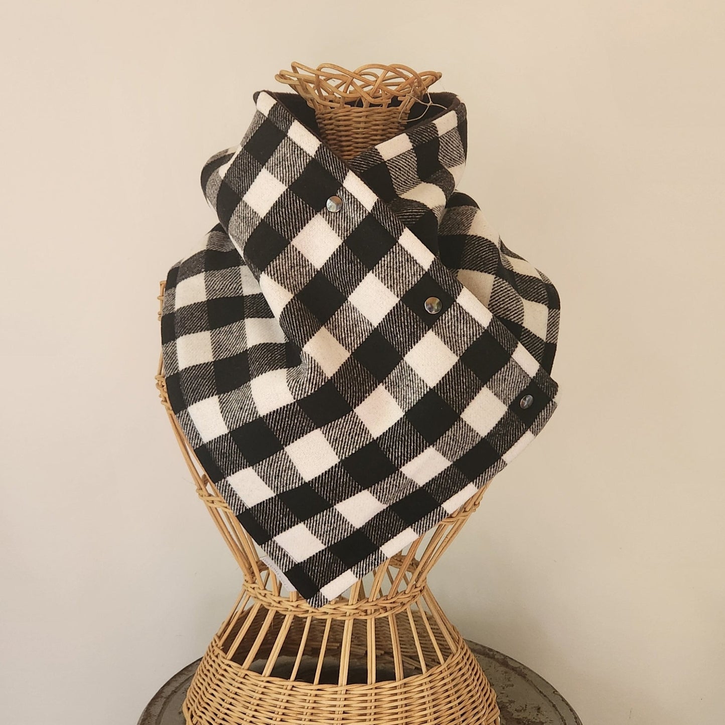 Snap Cowl-Farmhouse Plaid
