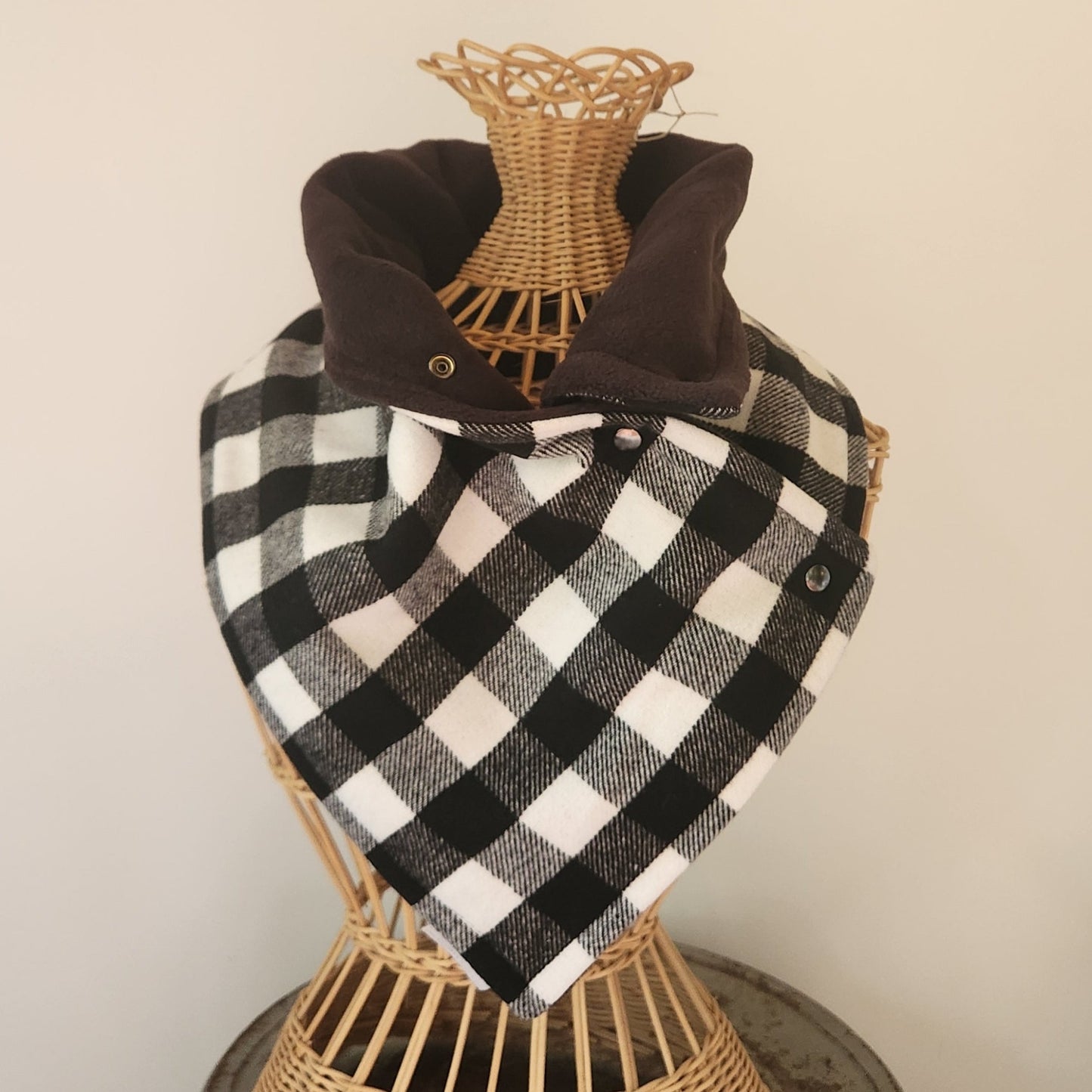 Snap Cowl-Farmhouse Plaid