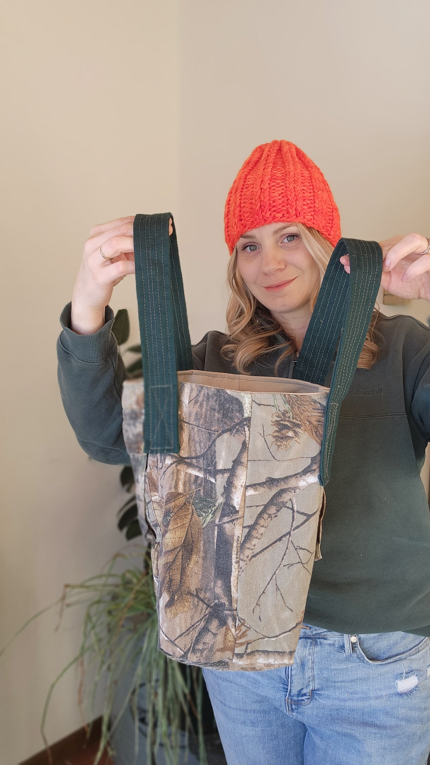 Upcycled Camo Totes Mini Me