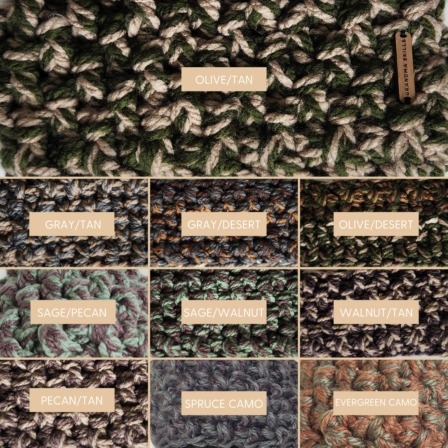 Woven Headband-Camo