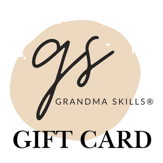 Grandma Skills Gift Card
