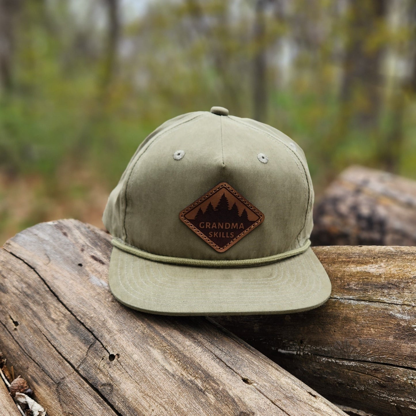 Snapback Hats - Olive
