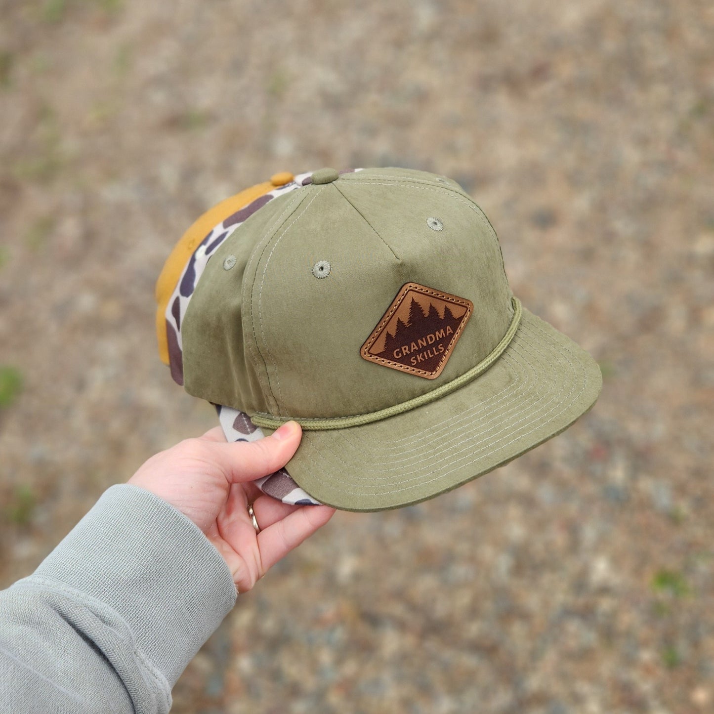 Snapback Hats - Olive
