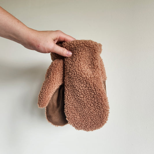 Sherpa Mittens Blush