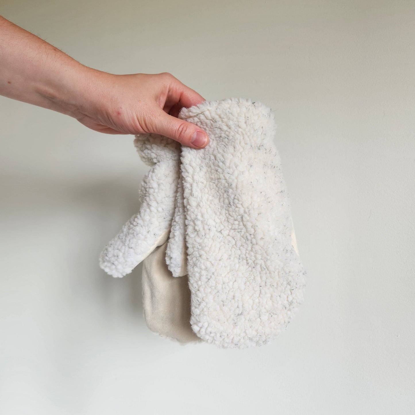 Sherpa Mittens Ivory
