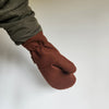 Wool Mittens Rust-Large