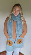 Sunflower Pocket Scarf