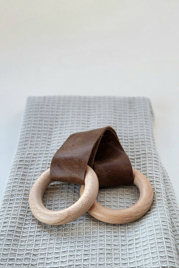 Leather Kitchen Towel Holder