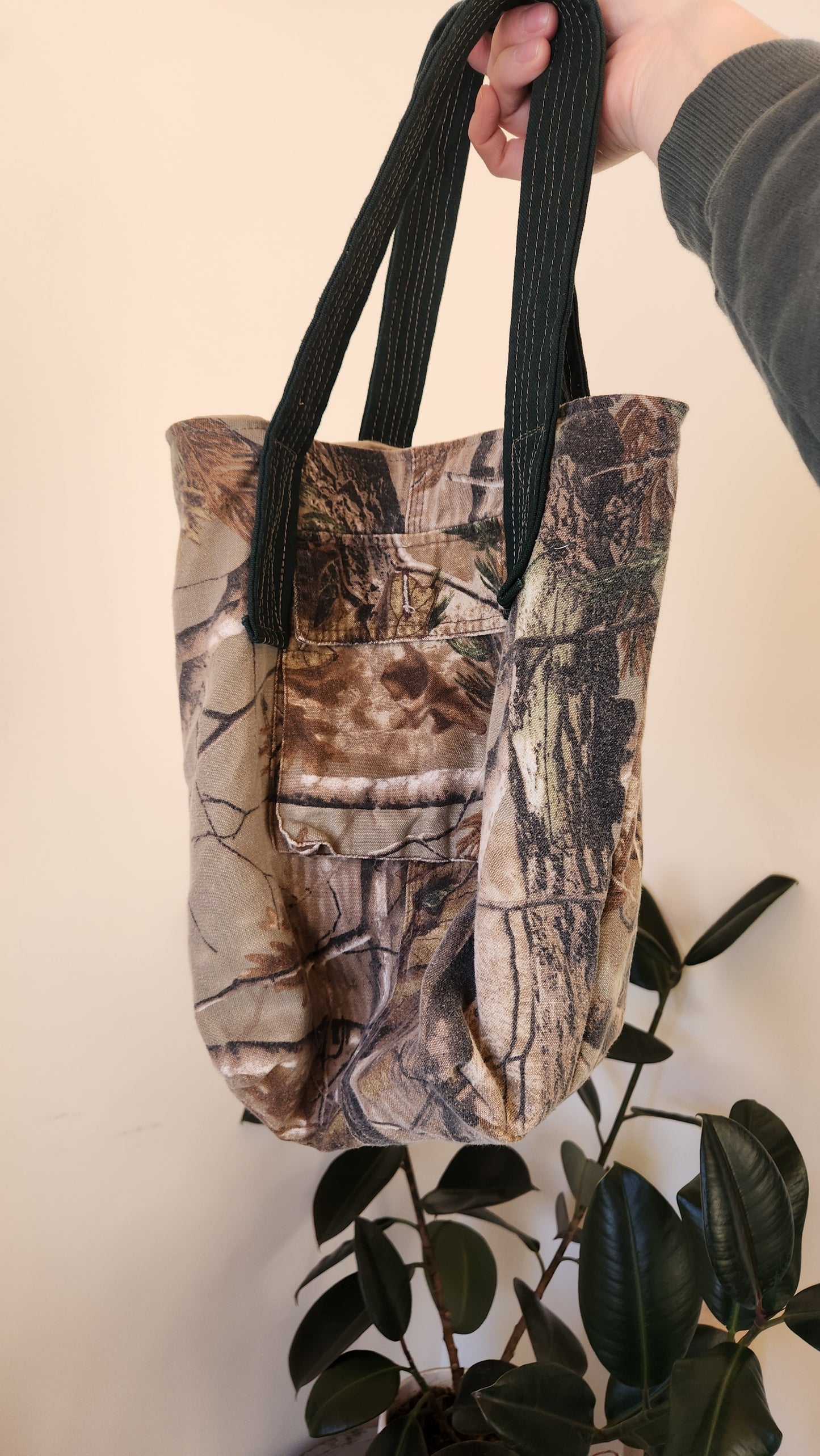 Upcycled Camo Totes Mini Me