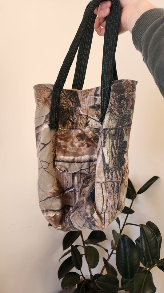 Upcycled Camo Totes Mini Me