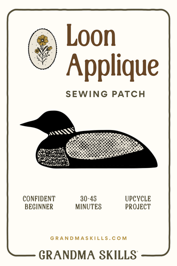 Pre-Order Loon Applique Patch
