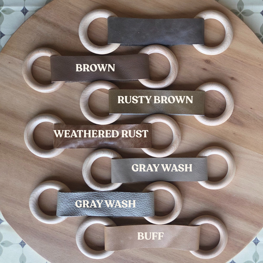 Leather Kitchen Towel Holder