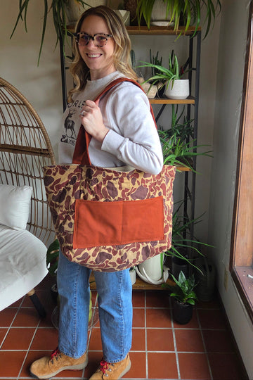 Upcycled Camo Tote 03