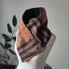 Slim Fit Snap Cowl-Dutton Plaid