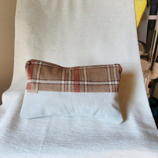 Denver Clutch Retro Plaid Wool + Leather