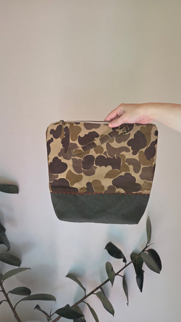 The Road Tripper Zipper Pouch-Camo
