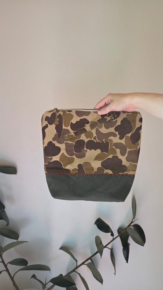 The Road Tripper Zipper Pouch-Camo