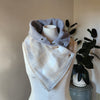 Pre-Order Snap Cowl-Gray & Beige Plaid