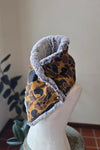 Faux Fur Snap Cowl-Vintage Camo