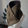 Snap Cowl-Deep Woods Olive Slim Fit