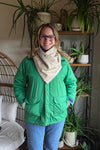 Snap Cowl - Spring Plaid