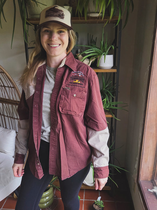 Worn & Wild Thrifted Embroidered Robinson's Thundercreek Outfitters Saskatchewan Canada