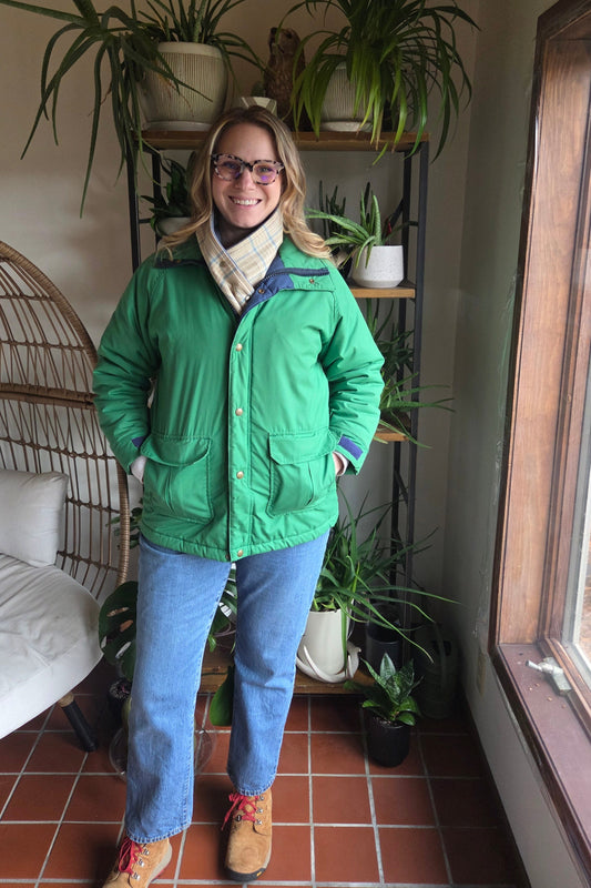 Snap Cowl - Spring Plaid