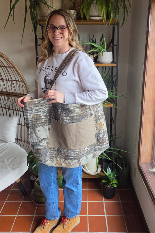 Upcycled Camo Tote 02