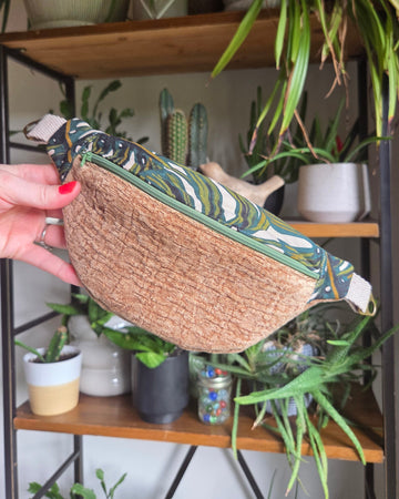 Small Fanny Pack Monstera Print