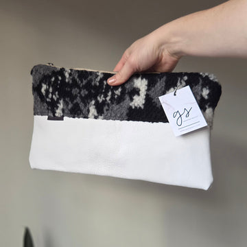 Denver Clutch Western Wool + Leather