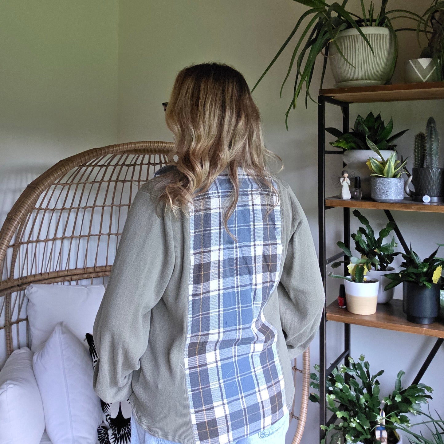 Bonfire Bestie Shirt - Sage & Plaid