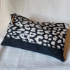Denver Clutch Leopard & Charcoal Wool