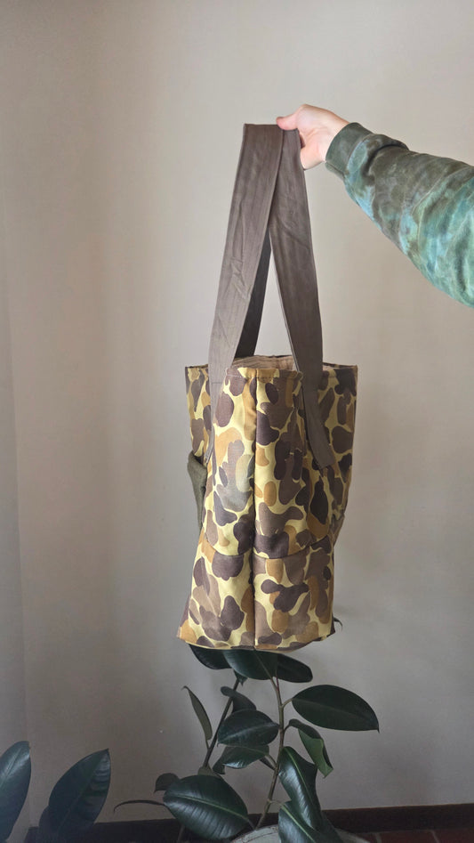 Upcycled Camo Tote